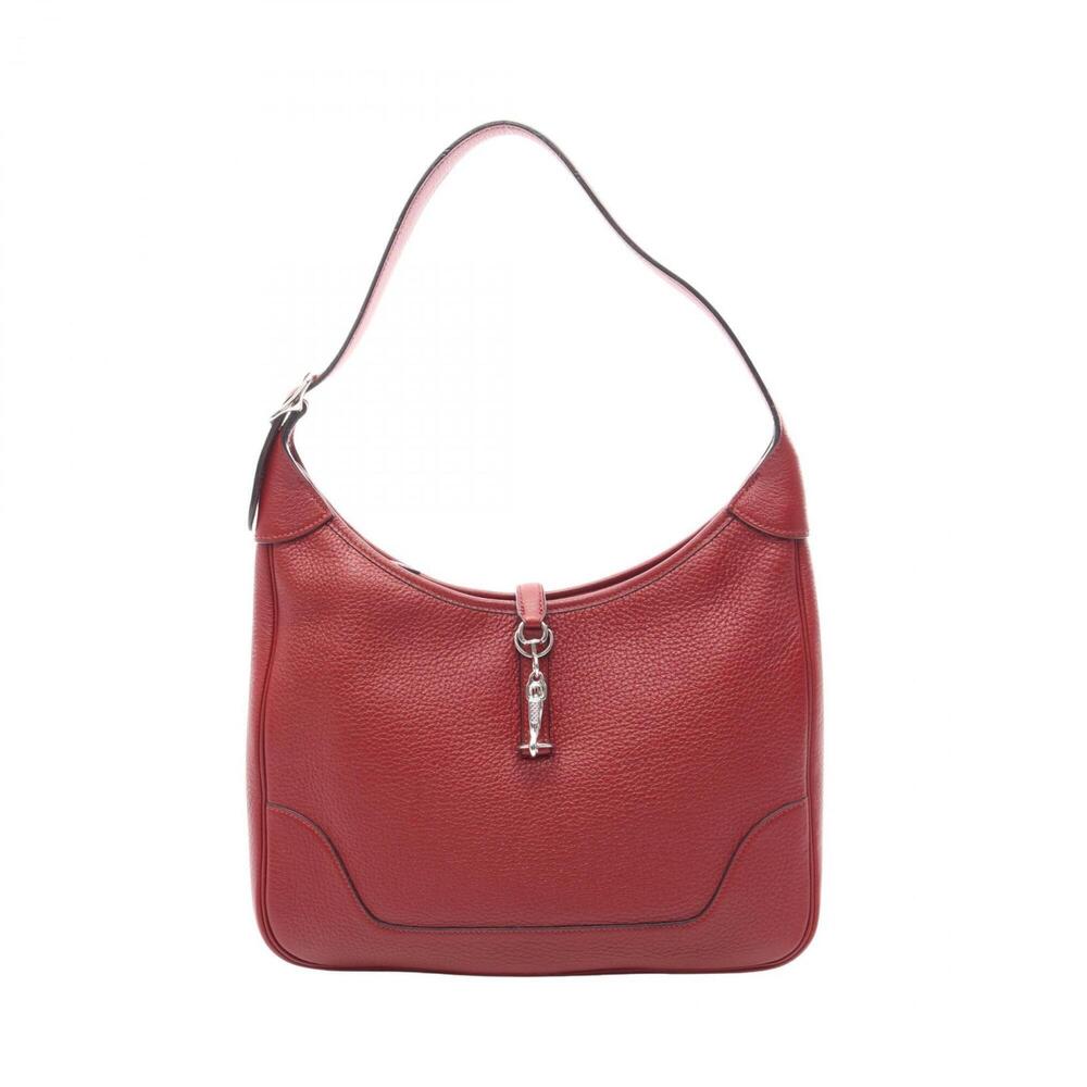 Hermes Trim 31 Rouge Garance Shoulder Bag/Handbag, Taurillon Clemence Leather...